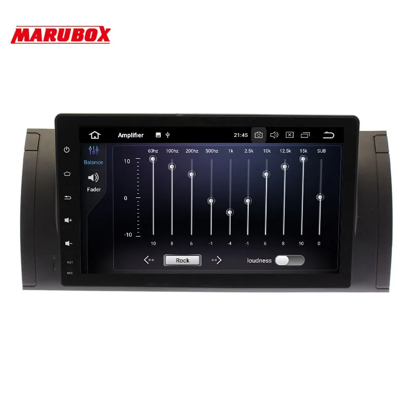 Marubox 1Din головное устройство для BMW E39 Android 9 0 Octa Core 4 Гб Оперативная память E53 E38 X5