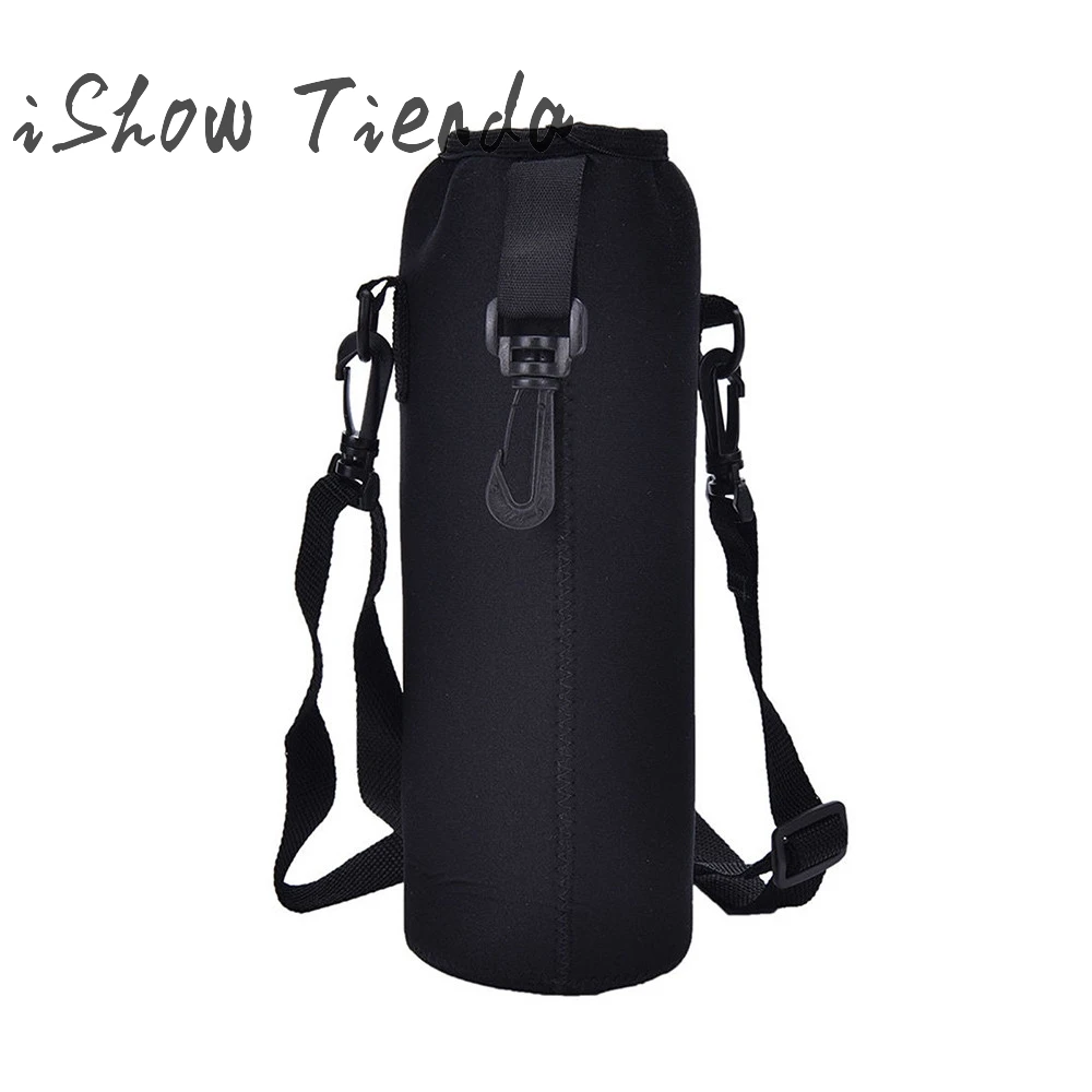 Чехол сумка для бутылки с водой 1000 мл ремешком|pouch holder|pouch pouchpouch black |