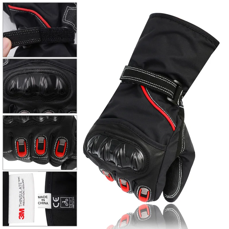 WUPP Motorcycle Breathable Gloves Water Rain Snow Wind Proof Moto Screen Touch Full Finger Glove For Man Woman L XL | Автомобили и