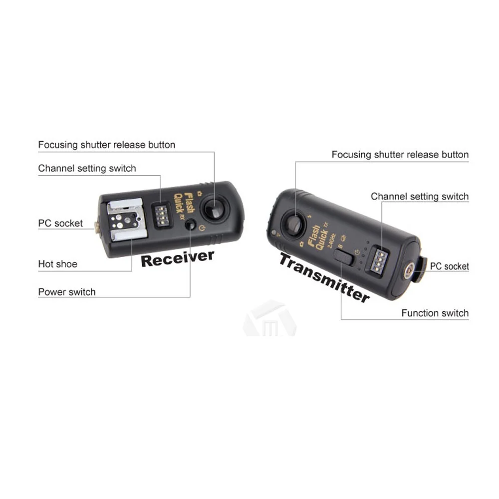 Беспроводная вспышка триггер для Canon EOS 5D Mark II III 6D 750D 550D 500D 450D 400D|trigger for canon|flash trigger