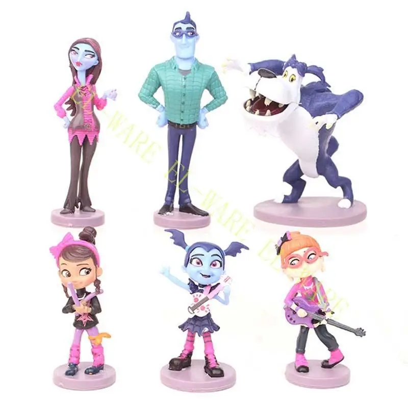 6 шт./компл. Vampirina The Vamp Girl 2017 набор для игр с друзьями из фильма ПВХ милая фигурка