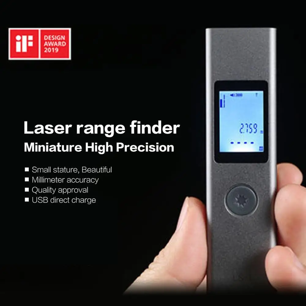 Мини лазерный дальномер цифровой Ручной зона Диапазон Ручка Искатель