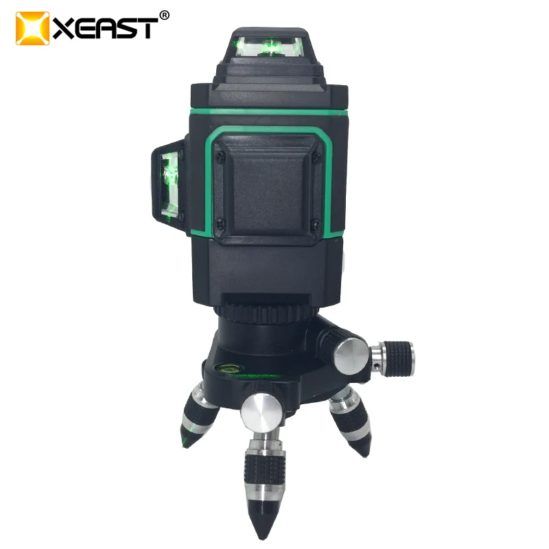 Лазерный уровень XEAST 12 линий 3D лазерный поворот на 360 градусов вертикальный и