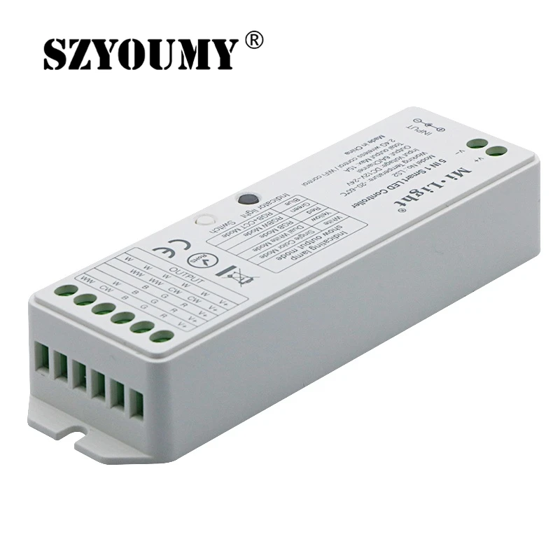

SZYOUMY LS2 5 в 1 умный светодиодный контроллер LS1 4 в 1 умный контроллер для RGB + CCT Светодиодная лента MiLight Rgb контроллер для светодиодной ленты
