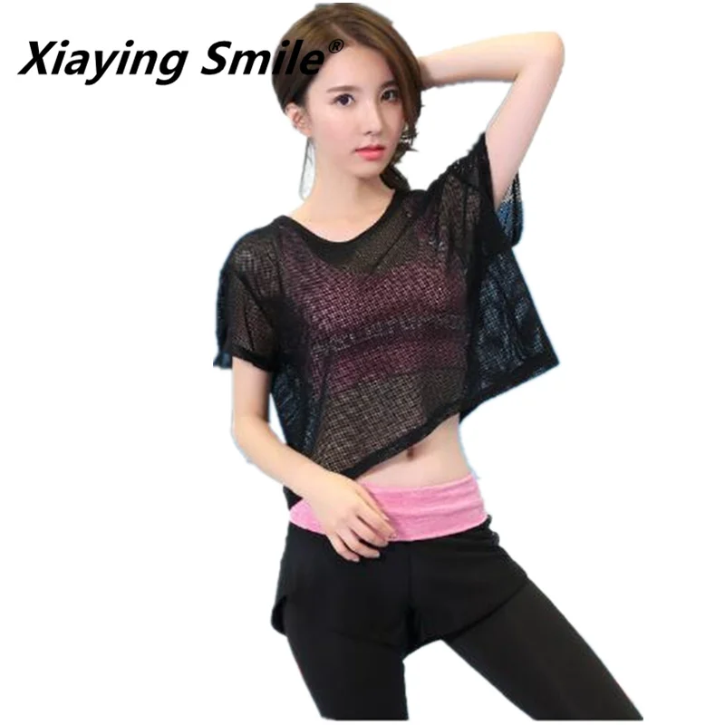 Xiaying Smile Women Breathable Overall Sport Running Set Yoga Summer Quick Dry Gym Fitness Yoga Set Workout Sportswear Suit