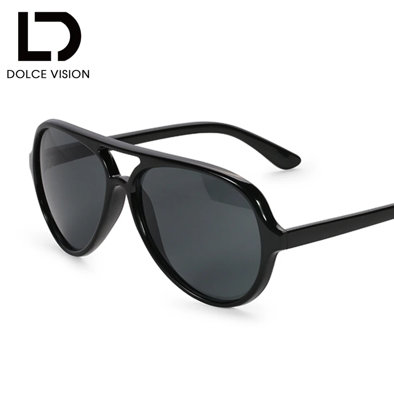 Dolce vision черные солнцезащитные очки-авиаторы Для мужчин брендовые дизайнерские