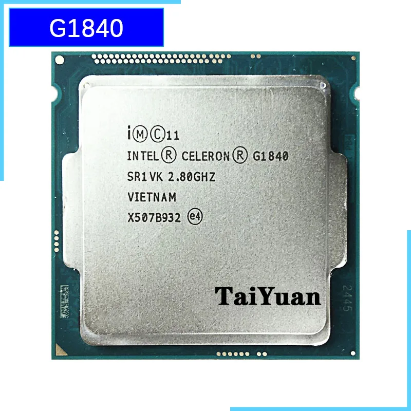 Двухъядерный процессор Intel Celeron G1840 2 8 ГГц Мб 53 Вт LGA 1150 | Компьютеры и офис