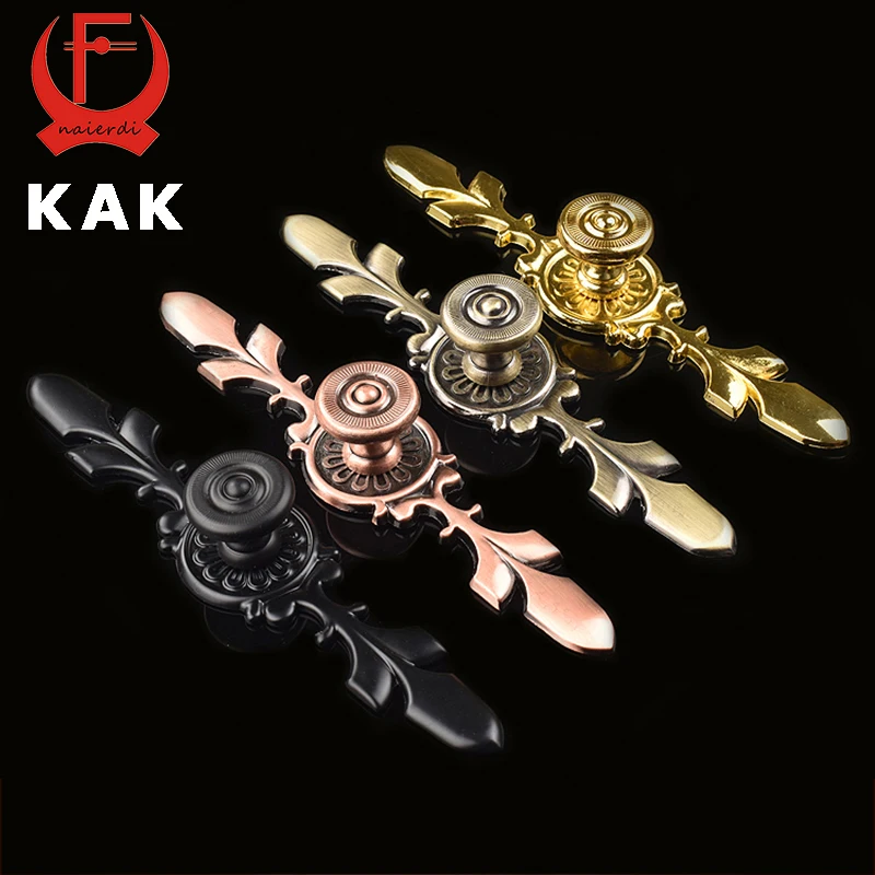 

KAK 120MM Bronze Handles Kitchen Door Cupboard Zinc Alloy European Modern Wardrobe Furniture Drawer Pulls Cabinet Knobs Hardware