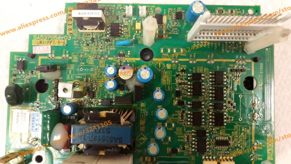 Подержанный тест хорошая SA537054-03 LM1-PP7.5-4 приводная плата с IGBT модулем для 7.5KW
