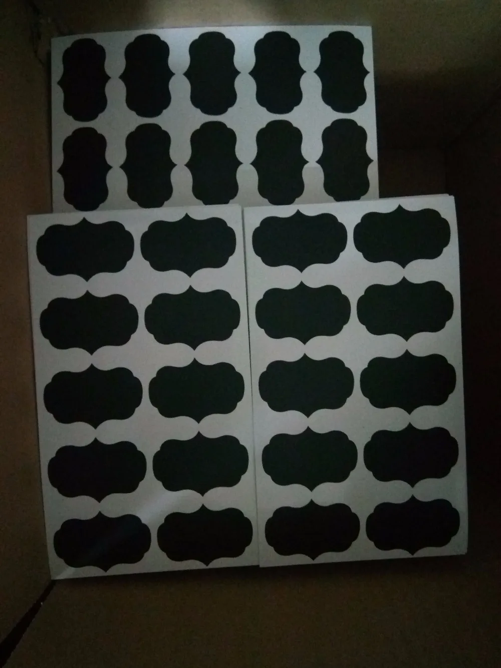 New 10000 PCs Chalkboard Labels Fancy Sticker Blackboard Stickers Waterproof PVC Sticker Kitchen Jam Jar Label Labels Stickers набор jam jar серебристый