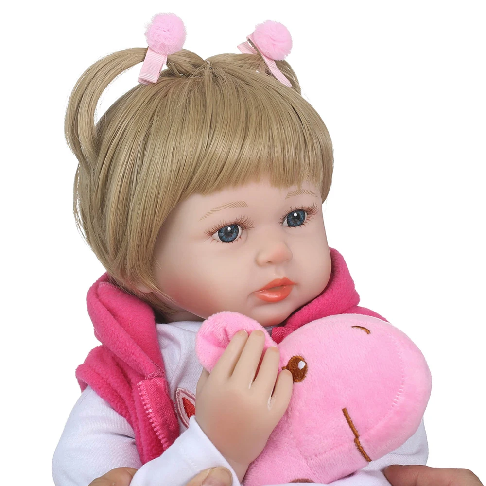 22&quot 58cm reborn dolls soft silicone vinyl baby bebe princess bonecas nice clothing girafa plush doll gift npk | Игрушки и хобби