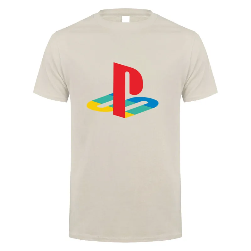 Sand Playstation футболка мужские топы Игра Новая мода короткий рукав футболки мужские футболки - Цвет: Sand