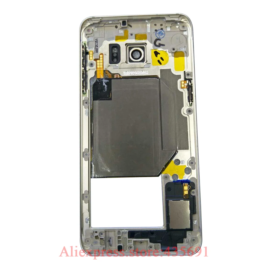 Для Samsung Galaxy S6 Edge Plus G928 средняя рамка Корпус Крышка шасси с задней камерой