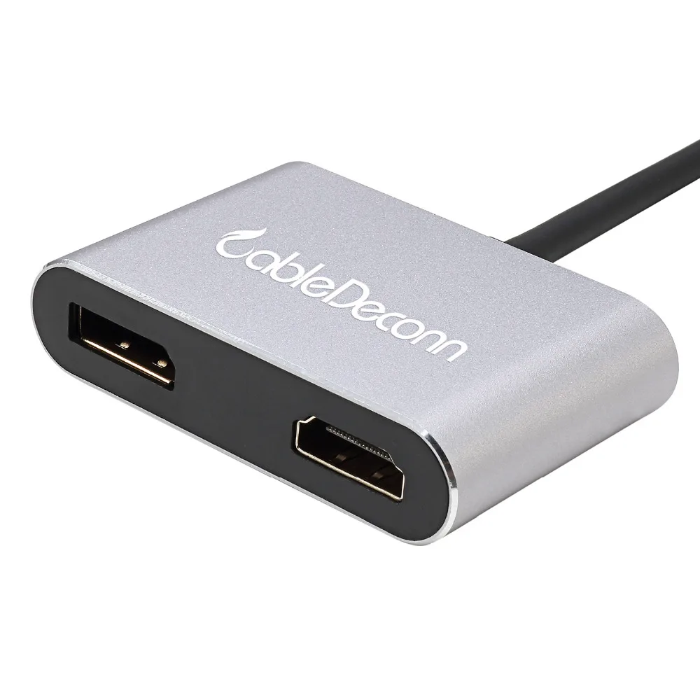 USB C HDMI DP кабель типа c к Displayport 4K 2 в 1 адаптер для 2017 Macbook Pro Dell XPS| |