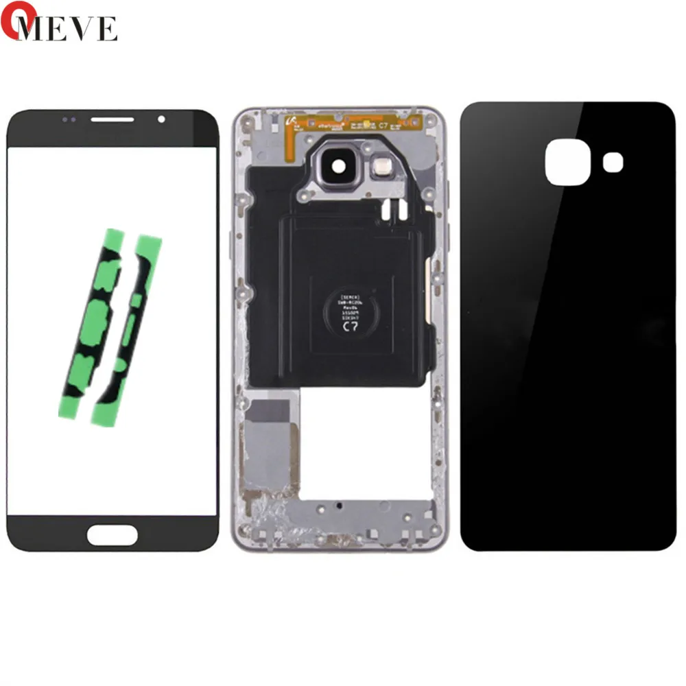 Панель сенсорного экрана для Samsung Galaxy A3 A5 A7 2016 A310F A510F A710F корпус металлическая