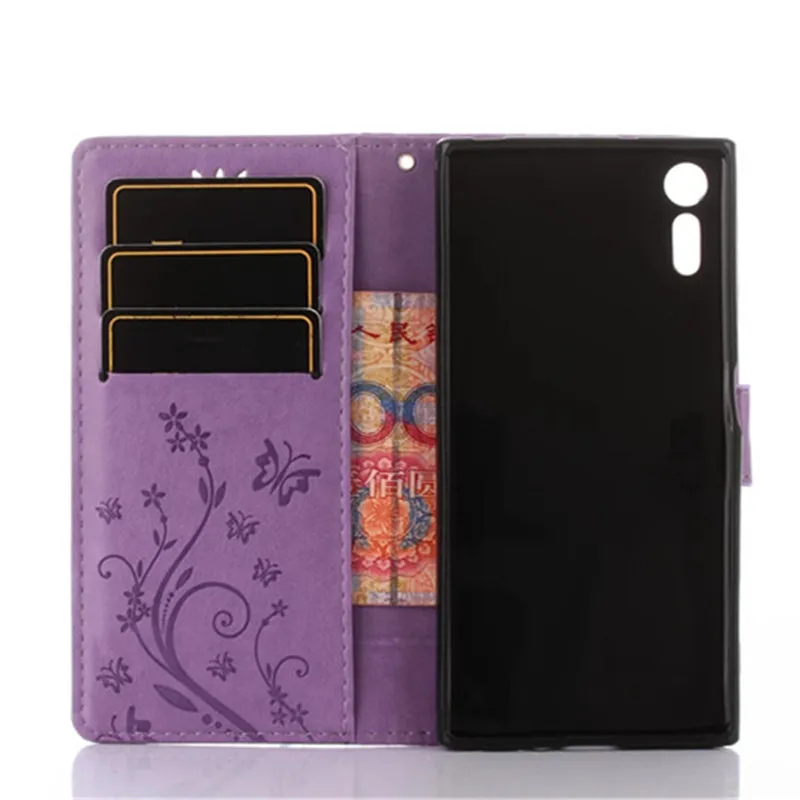 DIY Leather flip wallet Cases For Sony Xperia XZ1 mini X Z3 Z5 Z1 Compact Z4 XZ2 XA XA1 XZ M2 aqua Performance E5 stand covers | Мобильные