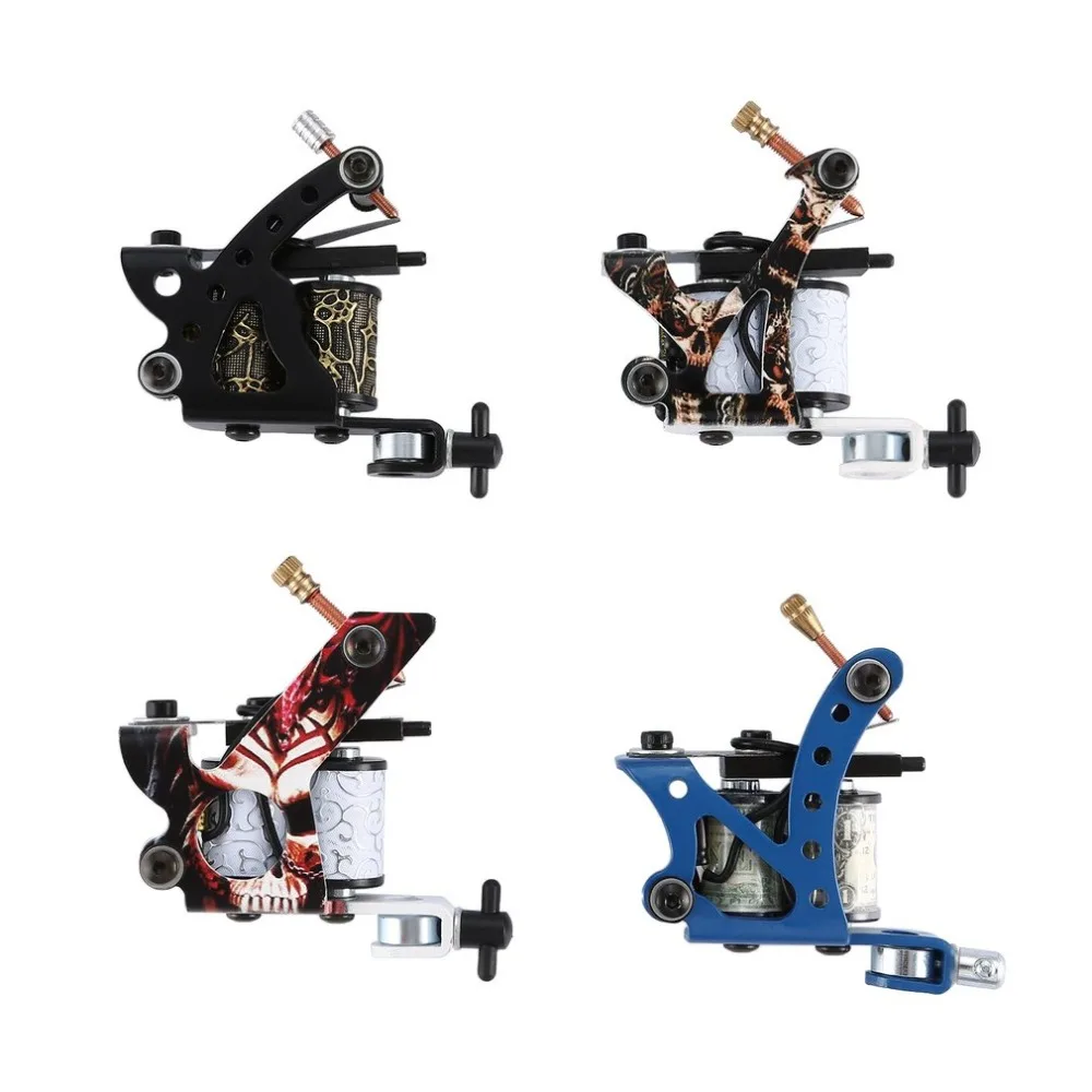 

Tattoo Complete Beginner Tattoo Kit 4 Pro Machine Inks Power Supply Needle Grips Tips Tatto Accessories Basic Set