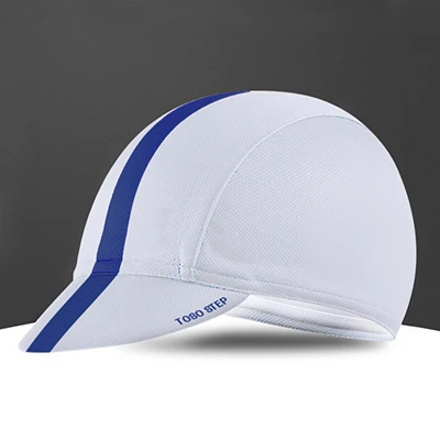 Blue Stripe White Велосипедные шапочки велосипедный головной убор MTB повязка на голову велосипед Кепка Спортивная Кепка дышащий солнцезащитный Велоспорт шлем шляпа снаряжение для верховой езды - Цвет: Blue Stripe White