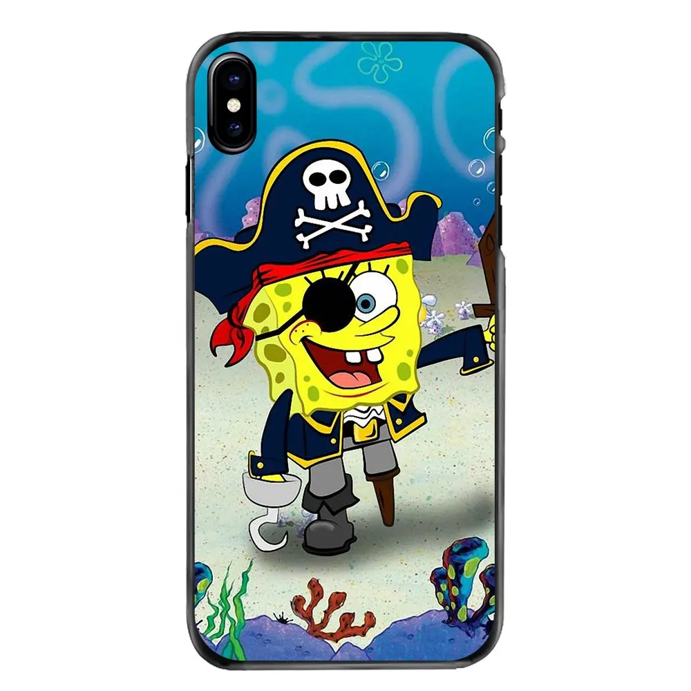 Губка Боб Патрик звезда игра Квадратные Штаны для iPhone 4 4S 5 5S 5C SE 6 6S 7 8 Plus X XR XS Max iPod