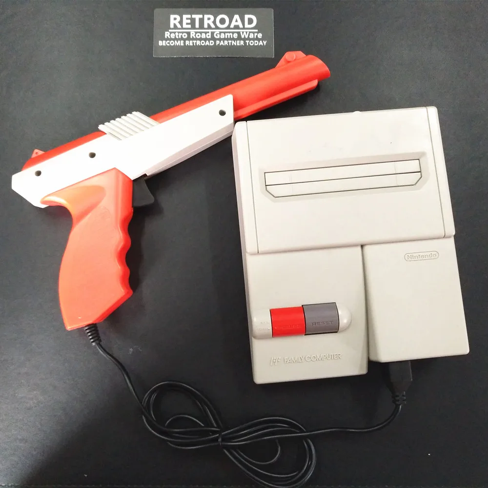 Аксессуары для видеоигр новинка световой пистолет Zapper 8bit NES или семейных игр в