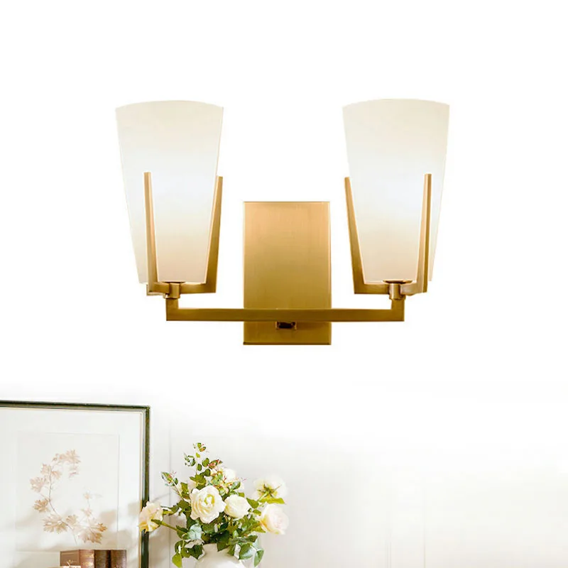 2019 New Arrival American Real Brass Wall Lamp Modern Light Home Lighting Restaurant Aisle Corridor Pub Cafe Shop Foyer | Лампы и