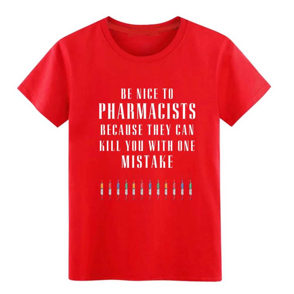 Мужская футболка с надписью Pharmacist-Be nice to Pharmacists потому что они c индивидуальная