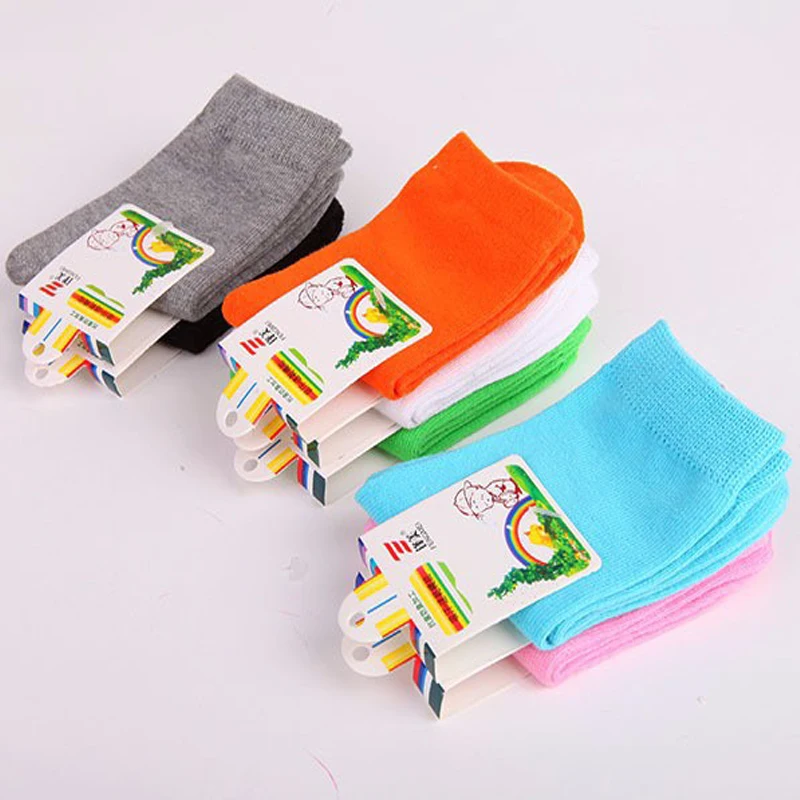 Носки детские хлопковые карамельных цветов на возраст 1 9 лет 4 пары|children sock for