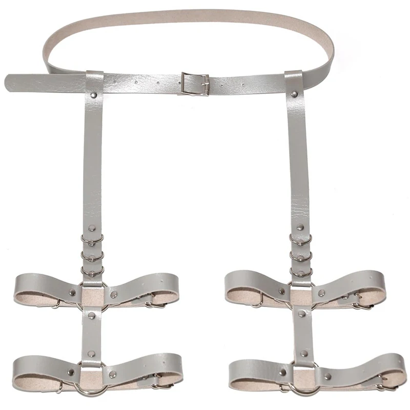 

Women Sexy PU Leather Garter Hot Erotic Body Belt Strap Waist Leg Belt Adjustable Punk Style Leg Garters