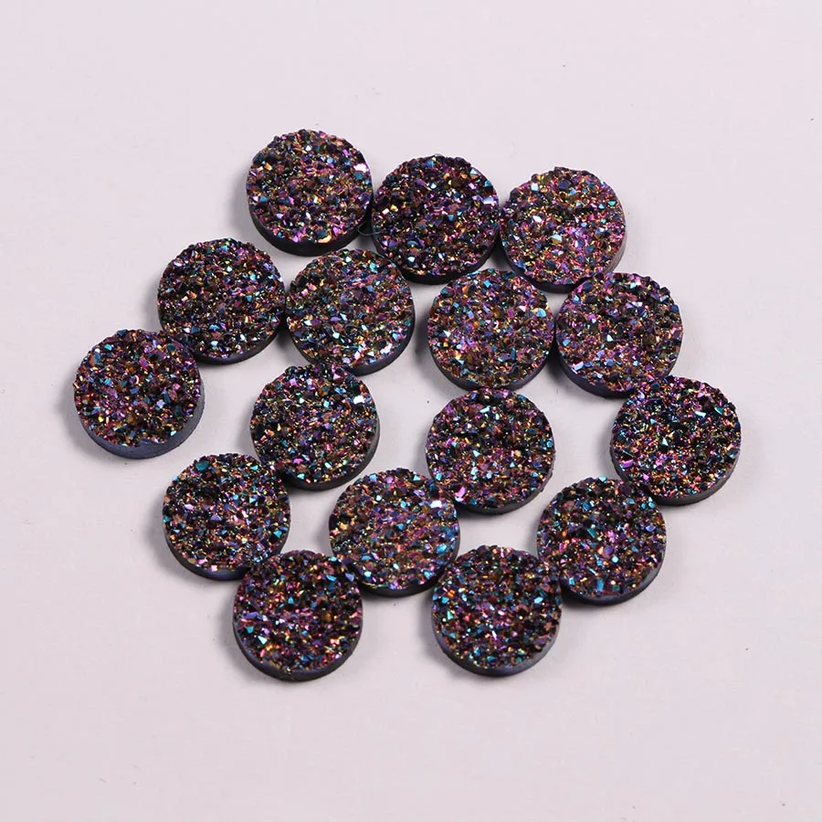 Jaymaxi 8 мм искусственный Druzy Кабошон ювелирные изделия изготовленные на заказ DIY с