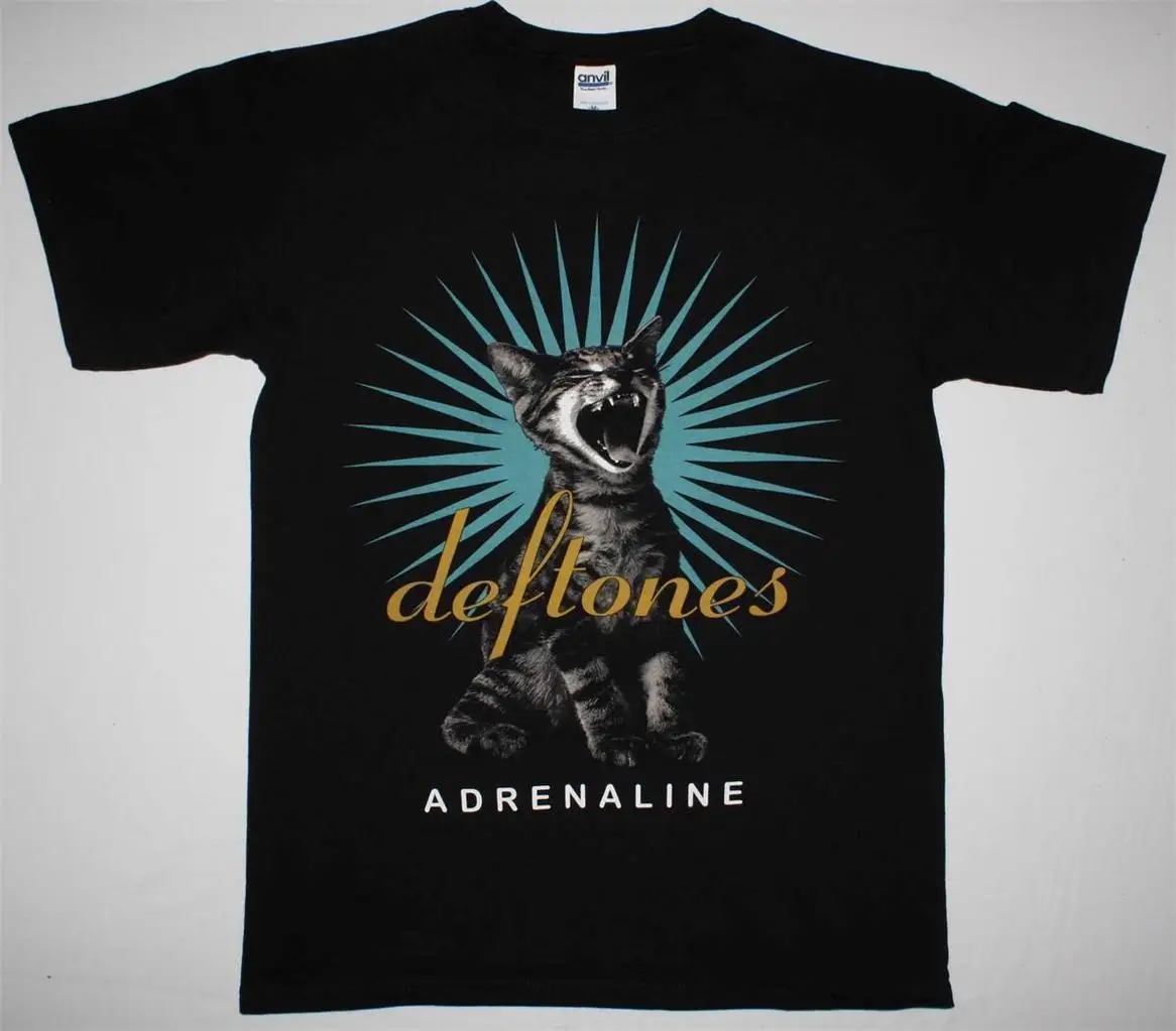 Deftones Адреналин 95 команда сна Nu Металл альтернатива Новая Черная футболка|Мужские