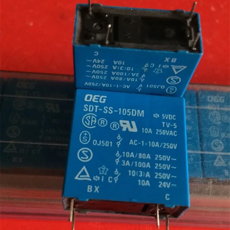 OEG РЕЛЕ SDT SS 105DM 5VDC 4 фута 10А группа нормально открытый|Реле| |