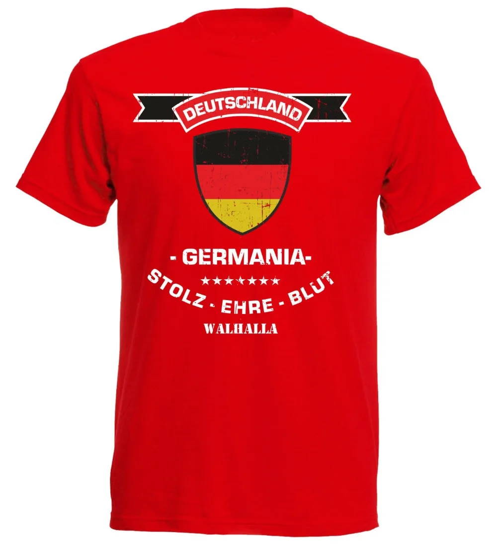Deutschland T-Shirt Männer Fußballer Soccers Germania Deutschland Berühmte Marke Design Sommer Neue Druck Mann Baumwolle Mode Mode
