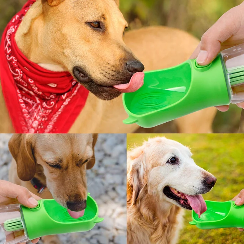 Dog Water Bottle for Walking Pet Travel Dispenser Feeder Container with Filter | Дом и сад