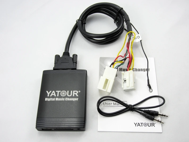 Устройство зарядное автомобильное Yatour цифровой USB MP3 AUX адаптер для 12pin VW Audi Skoda Seat