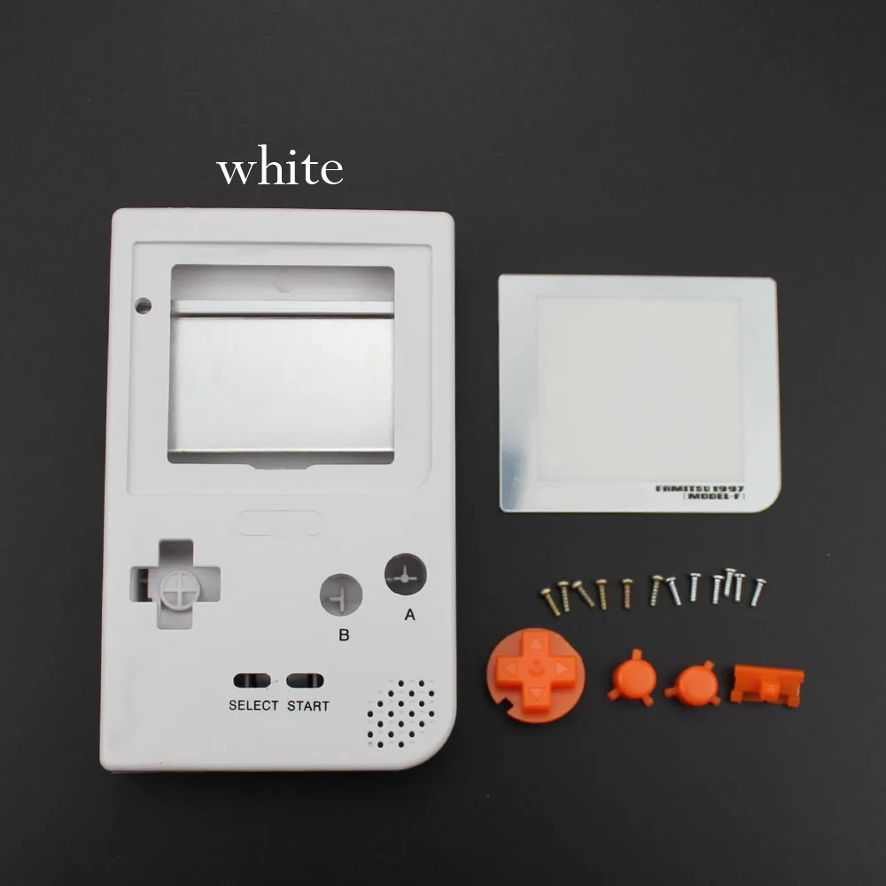 TingDong Full Case Cover Housing Shell Replacement for Gameboy Pocket Game Console GBP grey with Buttons Kit | Электроника