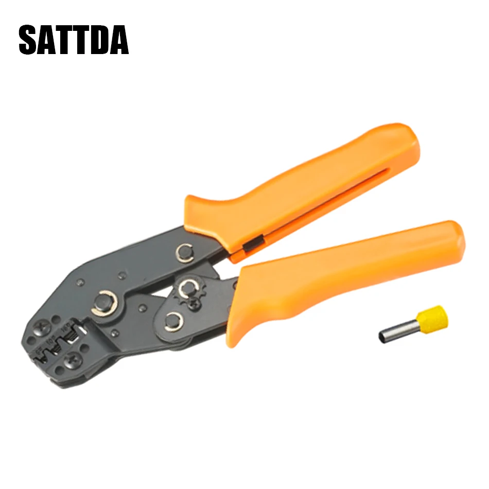 

SN-16WF mini european style crimping pliers for insulated and non- insulated ferrules 6-16mm multitool