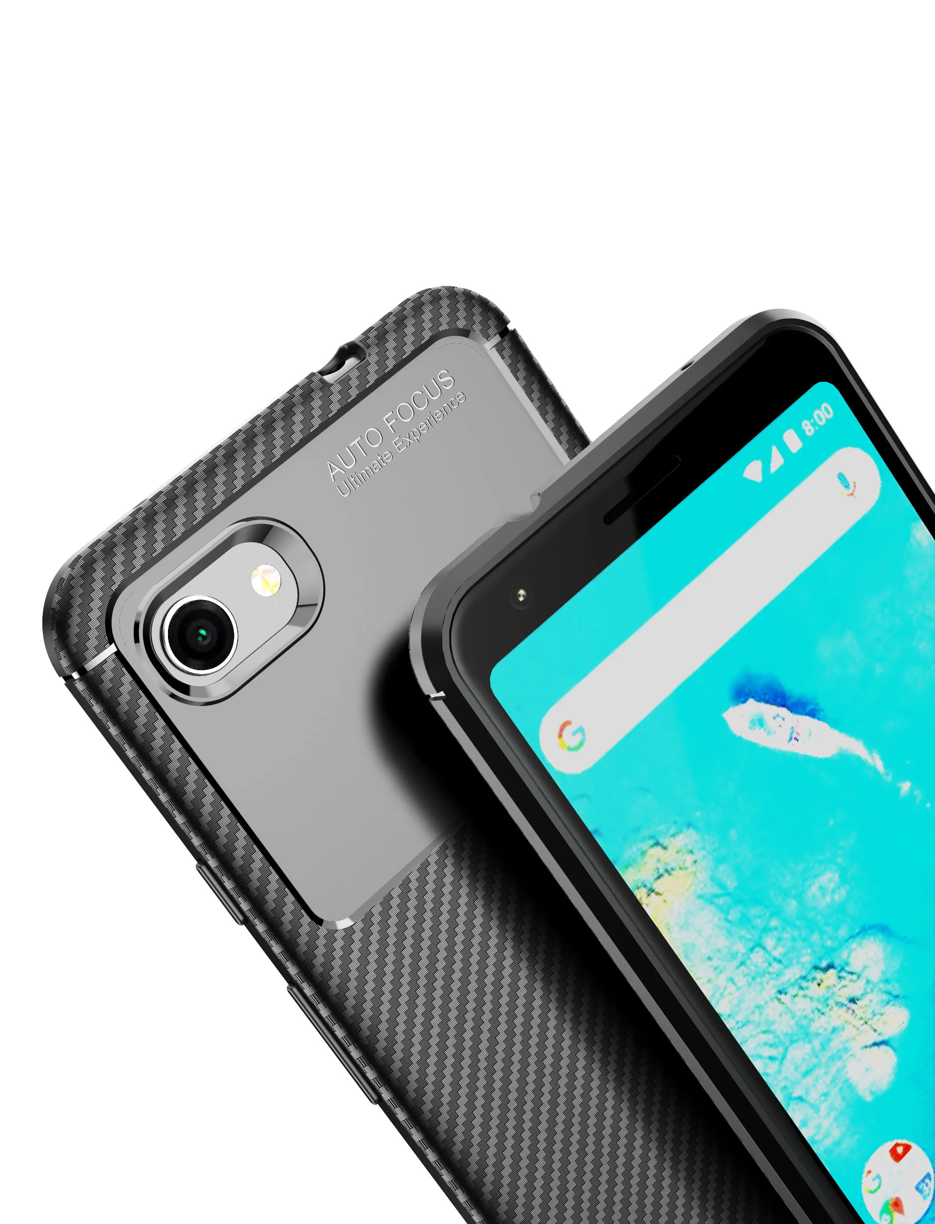 YTIFOU Shockproof TPU 3 colors Shinny line Mobile Accessories Phone Cover For Google Pixel 3A XL |