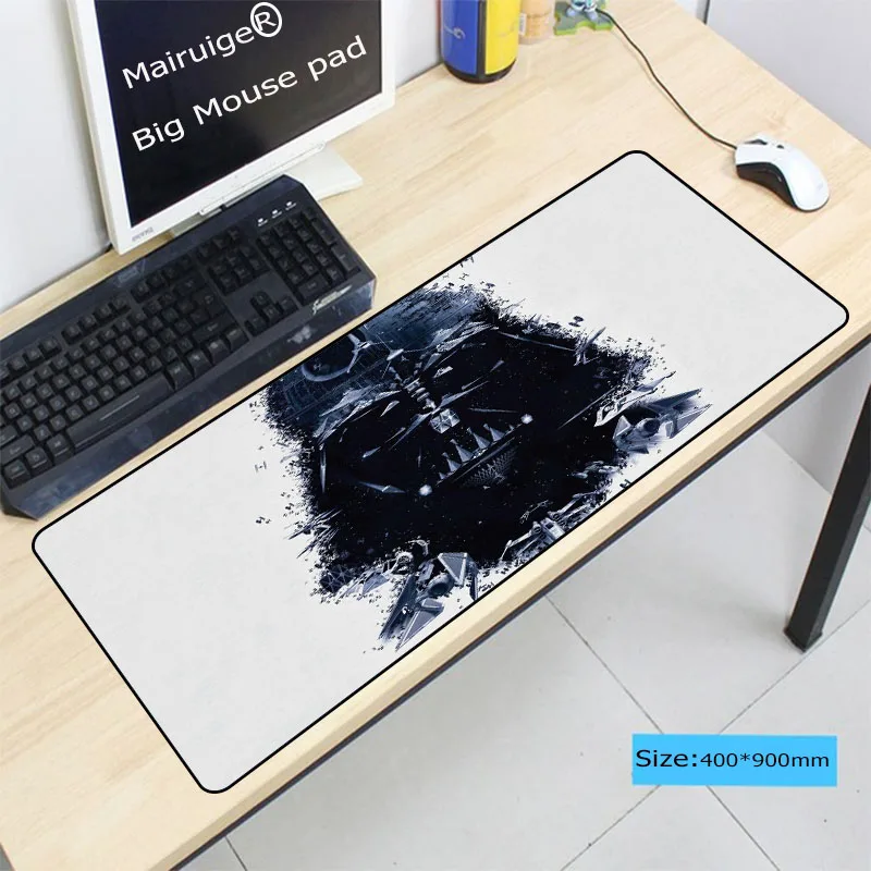 Mairuige 900x400X3 мм Большой HD игровой коврик для мыши с рисунком для геймеров, плееров, моющийся ноутбук, компьютер, коврик для мыши для звездных войн