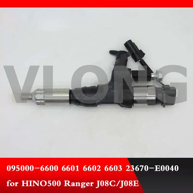 Genuine and original brand new common rail fule injector 095000-6600 095000-6601 for HINO 500 Ranger J08C/J08E 23670-E0040 | Автомобили и