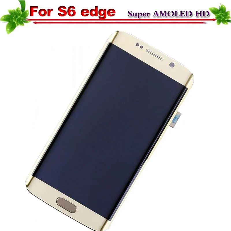 Замена для Samsung Galaxy S6 Edge G925 G925F G925A ЖК дисплей Дисплей с рамкой Сенсорный экран