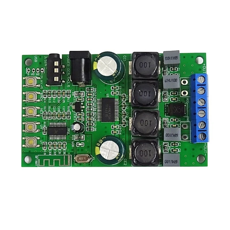 HIFI Bluetooth 5,0 цифровой аудио усилитель плата TPA3118D2 30 Вт* 2 домашний кинотеатр стерео усилитель маленький стерео усилитель