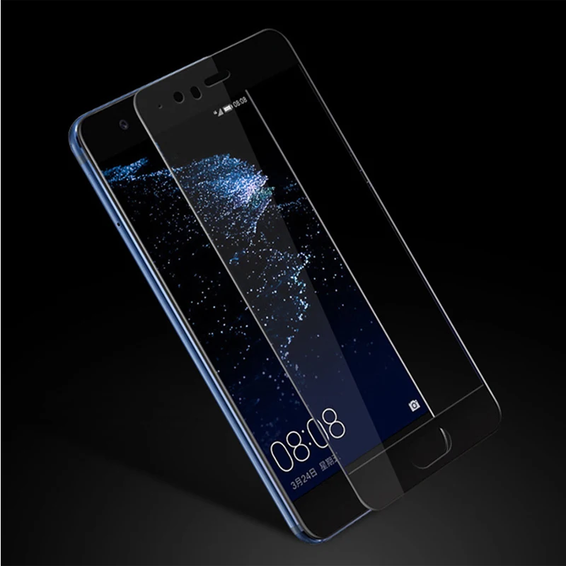 Полное покрытие закаленное стекло для huawei Honor 9 lite 8 6A 6C 6X Pro 7X край экран защитная