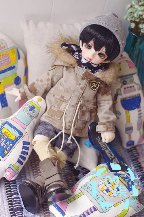 Miucat-BJD куклы камуфляж Толстовка Зимняя куртка для 1/6 yosd и 1/4msd 3 цвета