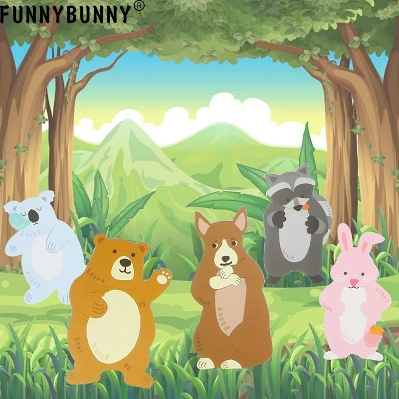 FUNNYBUNNY Party Favor мини упаковочные сумки для закусок супер милый кролик енота коала