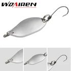 1 шт. металлическая приманка в виде ложки, приманка для рыбной ловли, крючок BKK, жесткие приманки, серебристые, золотистые, искусственные аксессуары для ловли окуня