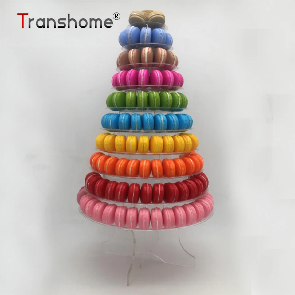 Подставка для макарон Transhome 10 слойная витрина макаронов башня торта украшение