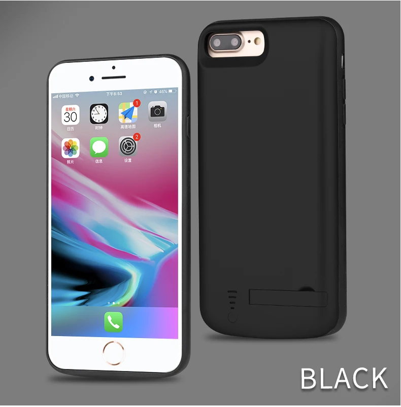 Внешний резервный аккумулятор 8000 мАч чехол для iPhone 6Plus 7Plus 8Plus зарядки