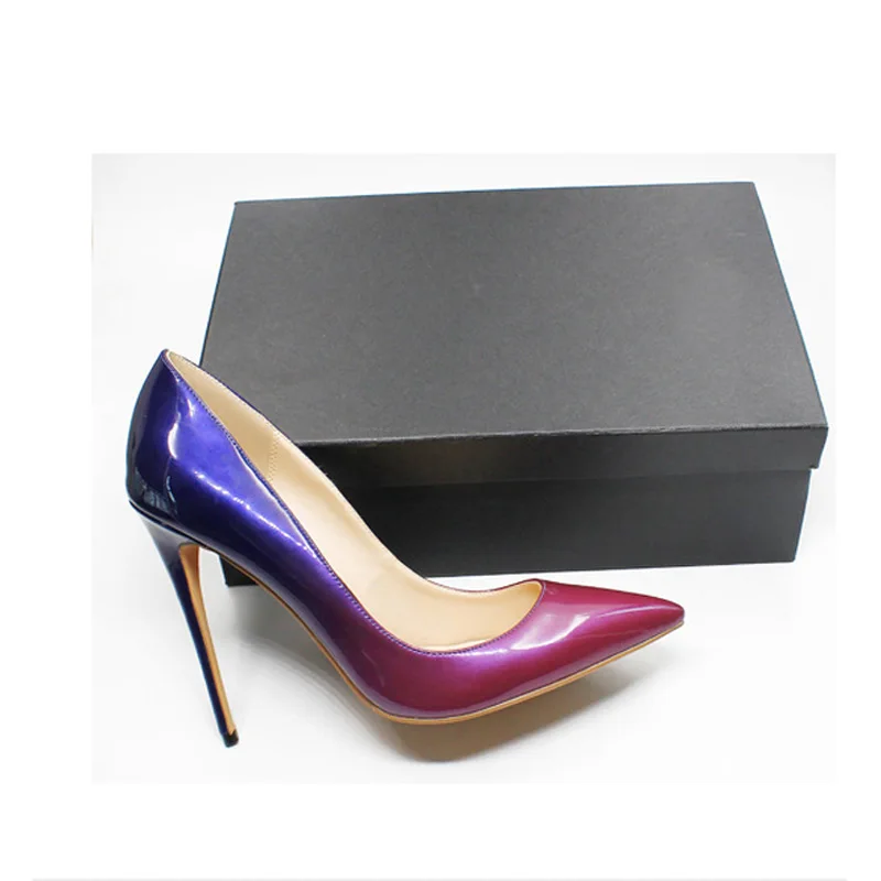 Женские туфли на высоком каблуке черные красные с острым носком|shoes stilettos|womens pumps