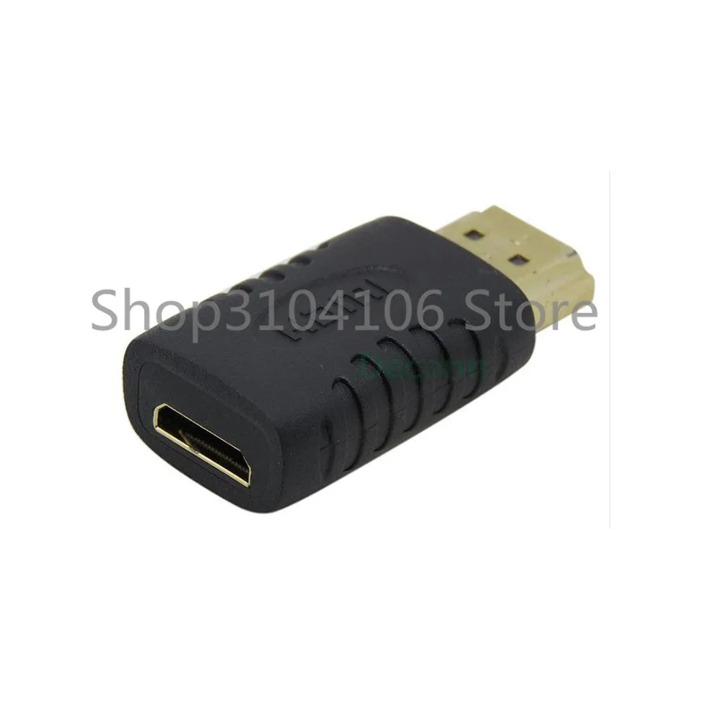 Позолоченный HDMI совместимый штекер мини гнездовой разъем HD ТВ конвертер адаптер