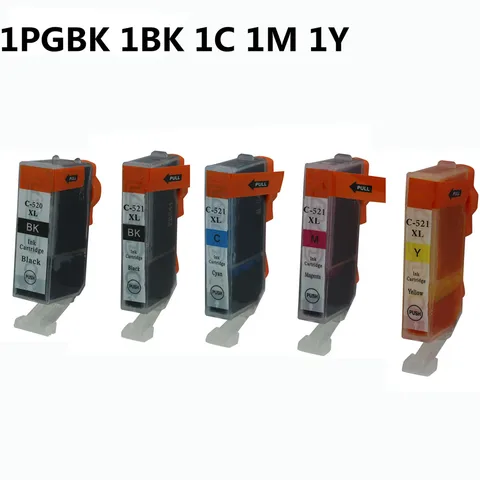 PGI520 CLI521 полный картридж для Canon IP3600 IP4600 IP4700 MP540 MP550 MP560 MP620 MP630 MP640 MP980 MP990 MP1900